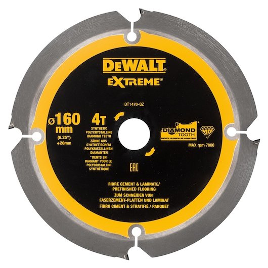 EXTREME 160mm x 20mm 4T PCD Multi Material Circular Saw Blade