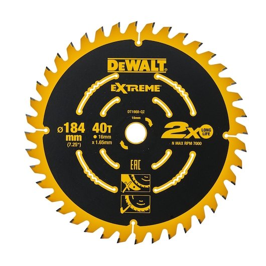 DEWALT CSB 184x16mm 40T Medium for DCS365