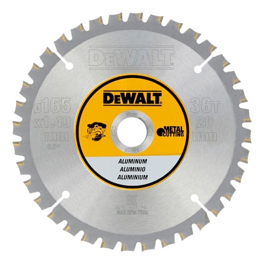 METAL 165mm x 20mm 36T Aluminum Circular Saw Blade