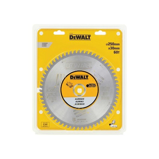 Aluminium Cutting Circular Saw Blade 250mm 60T