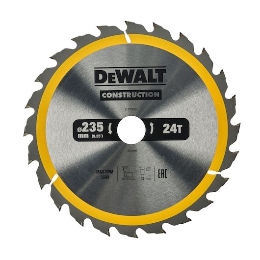 CONSTRUCTION 235mm x 30mm 24T Circular Saw Blade