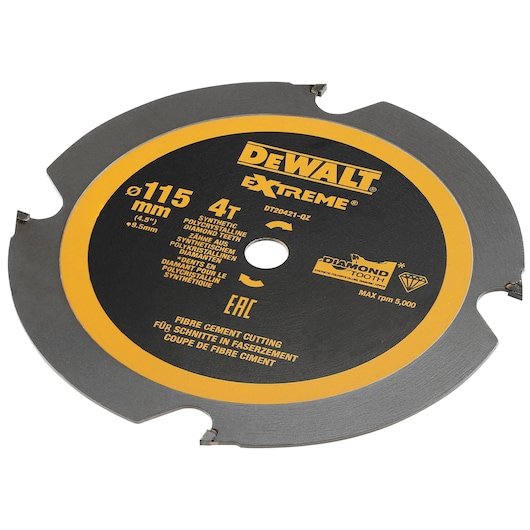 EXTREME 115mm x 9.5mm 4T PCD Multi Material Circular Saw Blade