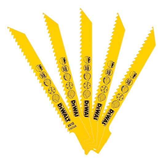 BIM Recip Wood Scroll 152mm 6TPI (5 Pack)
