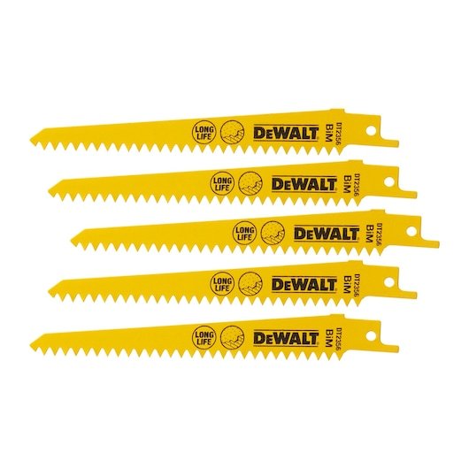 152mm 6 TPI (Plasterboard) Bi-Metal Recip Blade (5 Pack)