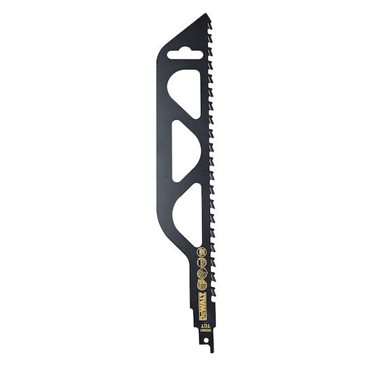 Reciprocating saw blade for aerated concrete
