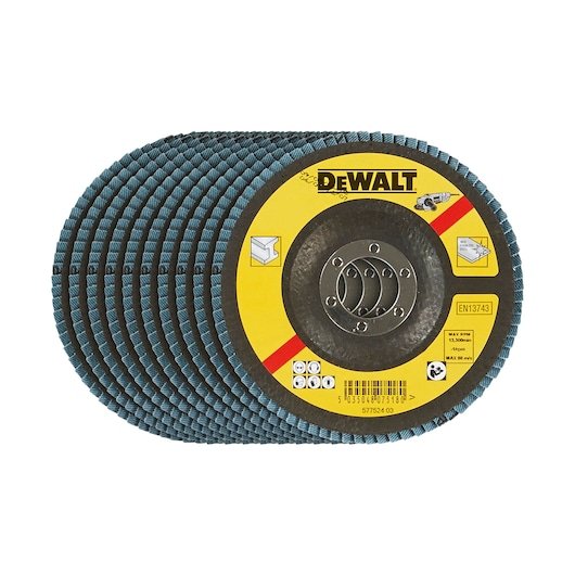 EXTREME 115mm 36G Zirconium Oxide Flap Disc T27 (Flat) 10 Pack
