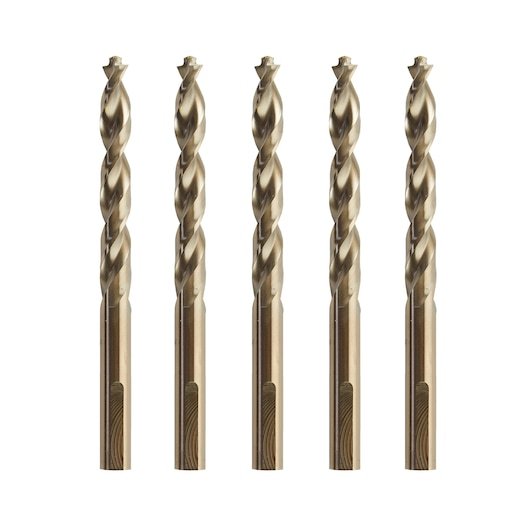 EXTREME 11.5mm x 142mm HSS-E Cobalt Alloy Steel Metal Drill Bit (5 Pack)