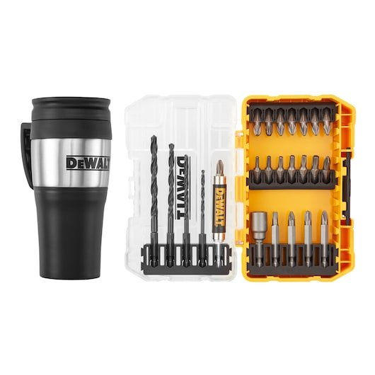 Drill Drive Set with Drinking Mug (Small Tough Case) (25 Pcs)