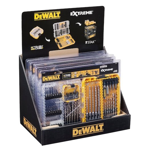 68pc Drill Drive Set with Extreme SDS Plus, Extreme Metal & Extreme Masonry Drill Bits