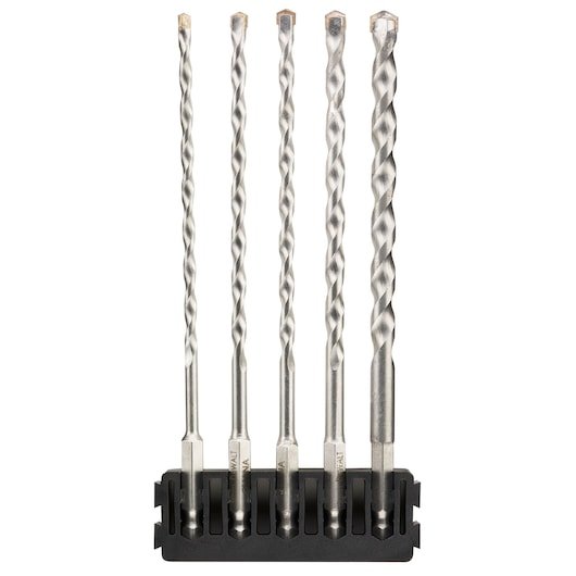 THIS IS A DEWALT 5 PIECE MULTI-MATERIAL HEX SHANK DRILL BIT MIX BAR
