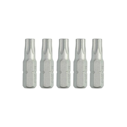 T30 Screwdriver Bit 25mm (5 Pcs)