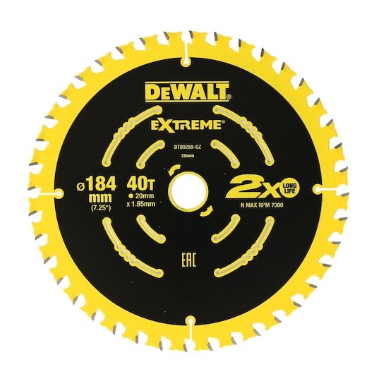 CIRCULAR SAW BLADE ELITE SERIES: ELITE Circular Saw Blade 184mm x 20/16mm 40T