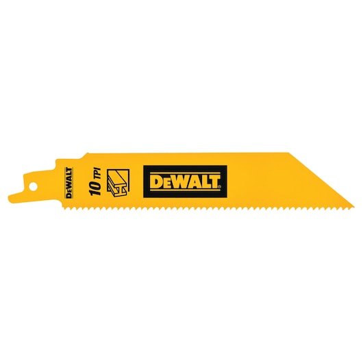 152mm 10 TPI (Metal) Bi-Metal Inch Tall Heavy Duty Recip Blade (5 Pack)