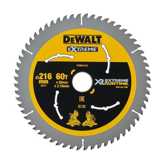 EXTREME RUNTIME 216mm x 30mm 60T Circular Saw Blade