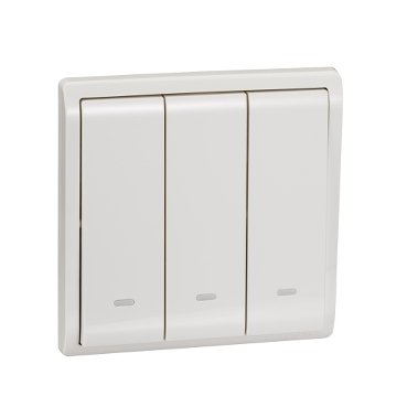 Pieno - 16A 250V - 3 gang 1 way switch with fluorescent locator (Pieno) is a Schneider Electric product. Designed for reliable performance and long service life. Available across Iraq — contact us for pricing and delivery options.