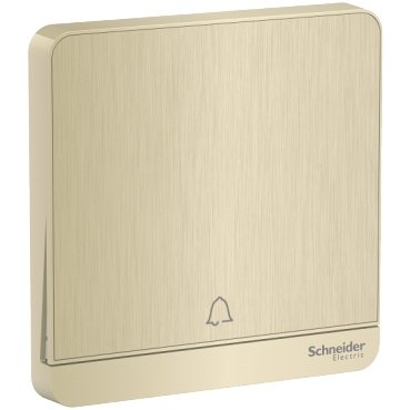Push Button, AvatarOn, for doorbell, 10A, 250V, Metal Gold Hairline (Push Button AvatarOn) is a Schneider Electric product. Designed for reliable performance and long service life. Available across Iraq — contact us for pricing and delivery options.