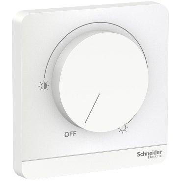 AvatarOn, rotary dimmer, 250 VA, White (AvatarOn rotary dimmer) is a Schneider Electric product. Designed for reliable performance and long service life. Available across Iraq — contact us for pricing and delivery options.