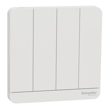 AvatarOn, 4 switches, 16AX, 250V, 1 way, Antibacterial, white (AvatarOn 4 switches) is a Schneider Electric product. Designed for reliable performance and long service life. Available across Iraq — contact us for pricing and delivery options.