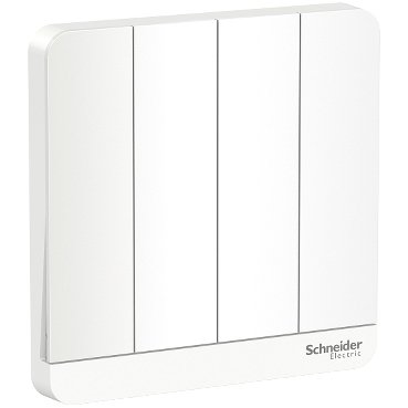 AvatarOn, 4 switches, 16AX, 250V, 1 way, White (AvatarOn 4 switches) is a Schneider Electric product. Designed for reliable performance and long service life. Available across Iraq — contact us for pricing and delivery options.