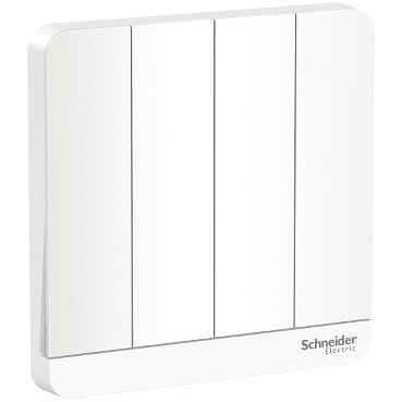 AvatarOn, 4 switches, 16AX, 250V, 2 way, White (AvatarOn 4 switches) is a Schneider Electric product. Designed for reliable performance and long service life. Available across Iraq — contact us for pricing and delivery options.