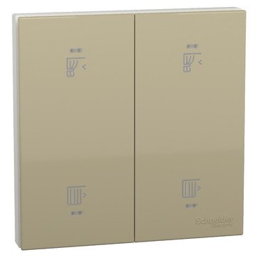 Mechanical Curtain switch, AvatarOn C, 10A, with fluorescent Locator, wine gold (Mechanical Curtain switch AvatarOn C) is a Schneider Electric product. Designed for reliable performance and long service life. Available across Iraq — contact us for pricing and delivery options.