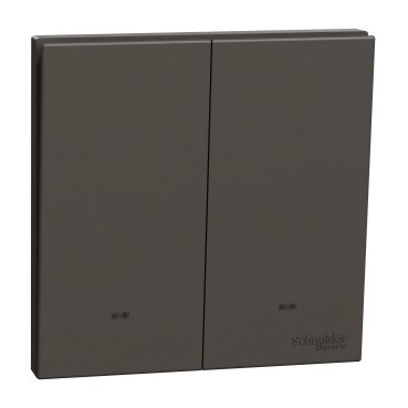 Switch with Fluorescent Locator, AvatarOn C, 2 way, 2 gang, 16AX, 250V, dark grey (Switch with Fluorescent Locator AvatarOn C) is a Schneider Electric product. Designed for reliable performance and long service life. Available across Iraq — contact us for pricing and delivery options.