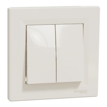 Asfora - 1pole 2-circuits switch -10AX screwless, cream (Asfora) is a Schneider Electric product. Designed for reliable performance and long service life. Available across Iraq — contact us for pricing and delivery options.