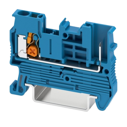 Phoenix Contact 1544636 XT 2.5 Series Terminal Block Blue, 2.5mm², 2-Level, Push-in, EN 45545-2 HL3