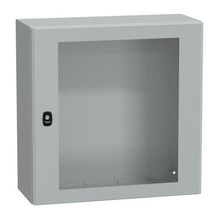 Schneider Electric NSY Series Steel Wall Box, IP66 Transparent Door, 600 mm x 600 mm x 250 mm