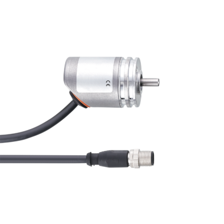ifm electronic RB3 Series Magnetic Incremental Encoder 30V dc, 250 Pulses ppr, TTL/HTL Signal, Solid Shaft Type, 6 mm