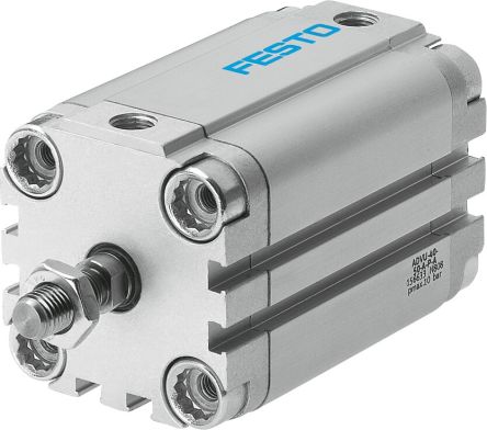 Festo 40 mm Pneumatic Compact Cylinder - ADVU Series, Double Acting Acting