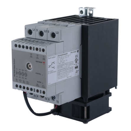 Carlo Gavazzi RGC3 Series Solid State Relay, 25 A Load, DIN Rail, Panel Mount Mount, 600 V ac Load, 32V dc Control