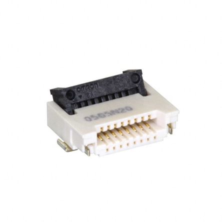 Omron, XF3M 0.5 mm Pitch 8 Way Straight FPC Connector, Solder