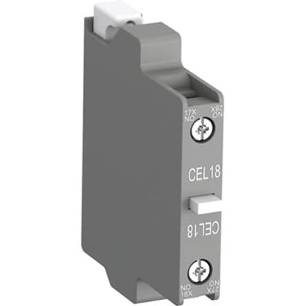 ABB Auxiliary Contact Block, 1SF 1 NO With Screw Terminal, 125V, 1SFN010716R1010
