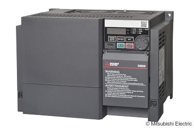 Mitsubishi Electric Inverter, 5.5 kW, 3 Phase, FR-D800 Series 240V 12 A
