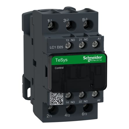 Schneider Electric LC1 Contactor, 480V Coil, 3-Pole 480V, 3 NO, 480V