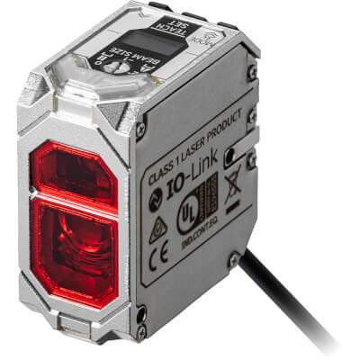 Omron E3AS-HF6000SMN 2M Rectangular Photoelectric Sensor E3AS-HF, M12 NPN 30V dc 30 V dc 200mA