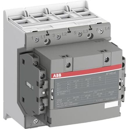 ABB 1SF Block Contactor, 100V ac/dc, 250 V ac/dc Coil, 4-Pole, 75 kW, 4 NO