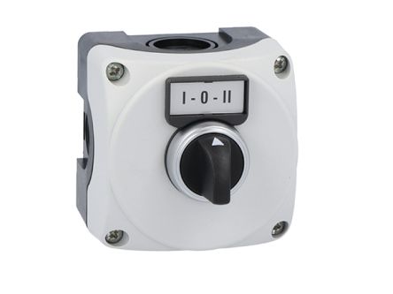 Lovato Control Station Switch - 2 NO, Polycarbonate, Grey, IP66, IP67, IP69K