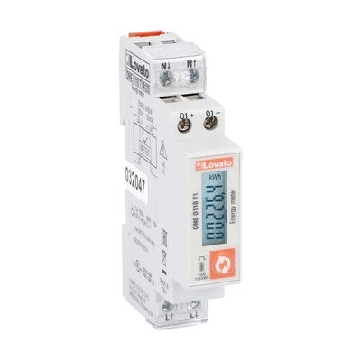 Lovato 1 Phase LCD Energy Meter