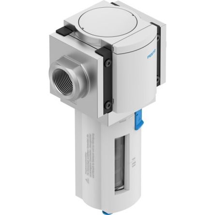 Festo MS series 40 μm G3/4 in 12 bar Air Filter 4100L/min max with Automatic drain