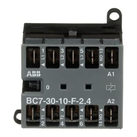 ABB GJL Contactor, 17V, 32 V Coil, 3-Pole, 3 kW, 3 NO/0 NC