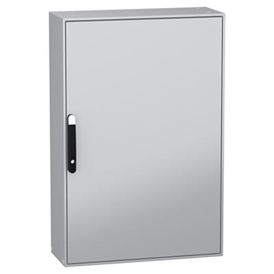 Schneider Electric NSY Series Sheet Steel 1-Door Floor Standing Enclosure, Plain Door, IP55 300 mm, 800 mm 1200 mm
