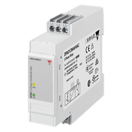 Carlo Gavazzi Relay, 3 Phase, SPDT, DIN Rail, 600V ac