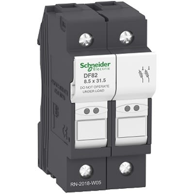 Schneider Electric 25A Carrier for 8.3 x 31.5 mm, 2P-Pole, 400V ac