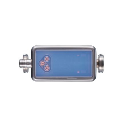 ifm electronic SU Puresonic Series Ultrasonic Flow Meter for Water, 0.2L/min Min, 75L/min Max