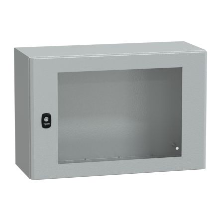 Schneider Electric NSY Series Steel Wall Box, IP66 Transparent Door, 400 mm x 600 mm x 250 mm