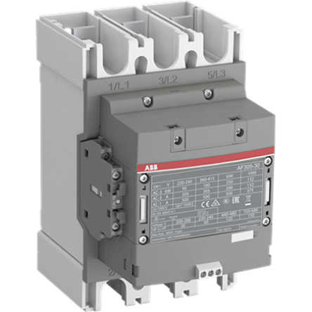 ABB 1SF Block Contactor, 250V ac/dc, 500 V ac/dc Coil, 3-Pole, 160 kW, 3 NO/0 NC