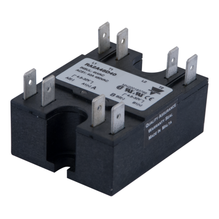 Carlo Gavazzi RA2A Series Solid State Relay, 40 A Load, Panel Mount Mount, 600 V ac Load, 32V dc Control
