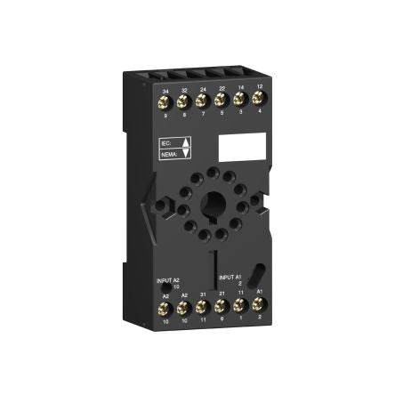 Schneider Electric RUZ 250V Panel Mount Relay Socket, for use with Relay RUMC2